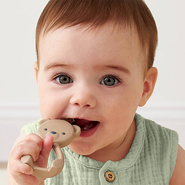 Bitzy Bear Toothbrush™ - 360-degree Training Toothbrush - Itzy Ritzy