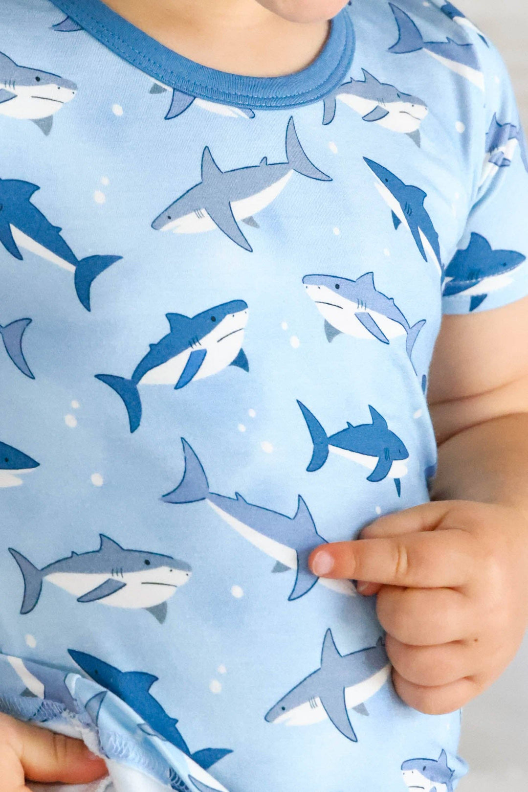 Shark Fin Friends Pajamas - Caden Lane
