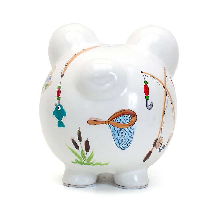Gone Fishing Piggy Bank - Child To Cherish
