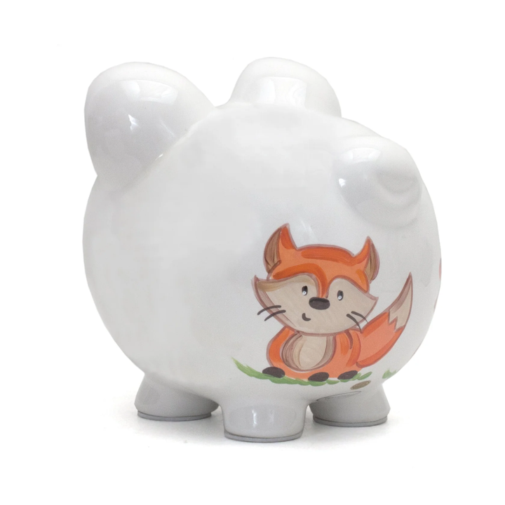 Woodland Large Piggy Bank - Child to Cherish