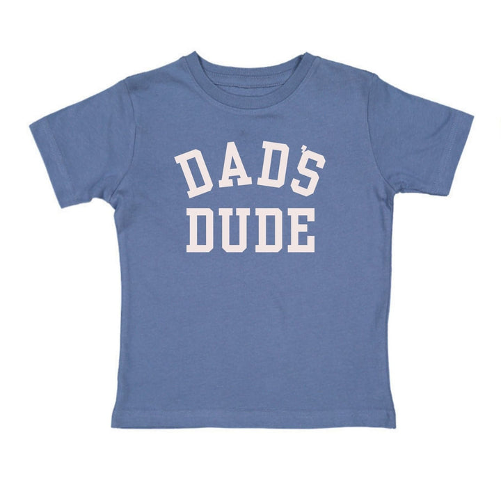Dad's Dude Short Sleeve T-Shirt - Indigo