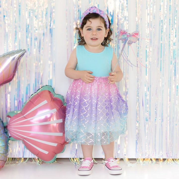 Sparkling Mermaid Tank Tutu Dress - Sweet Wink
