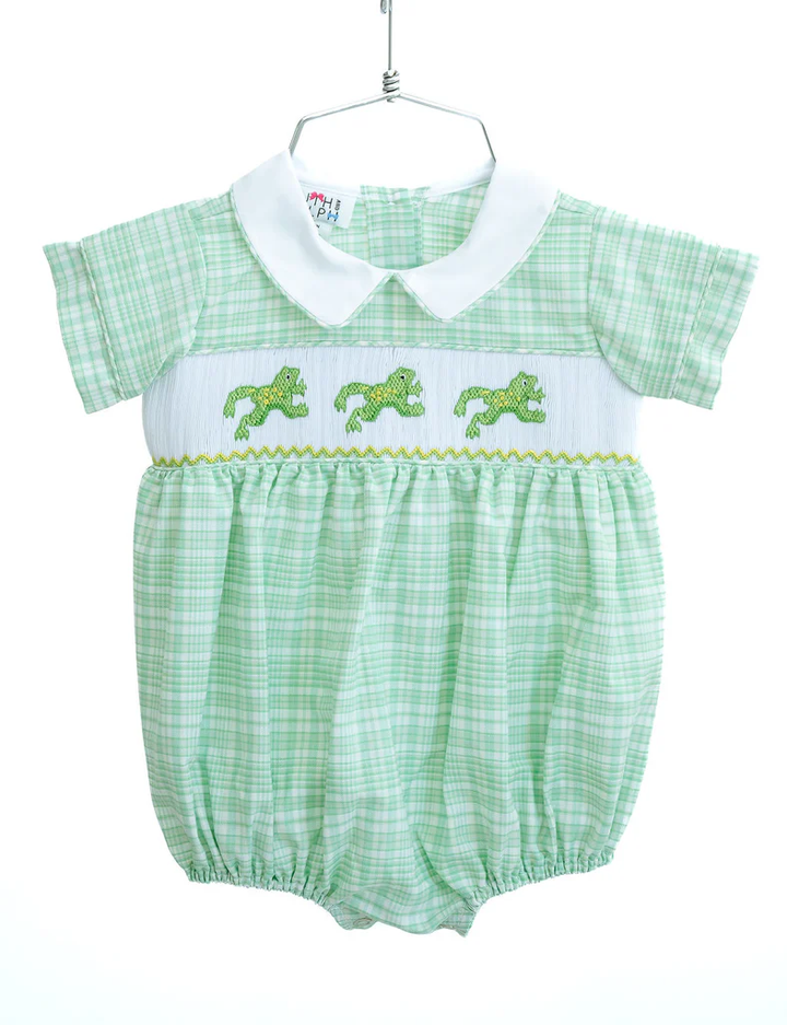 Smocked Frogs Bubble - Ruth and Ralph