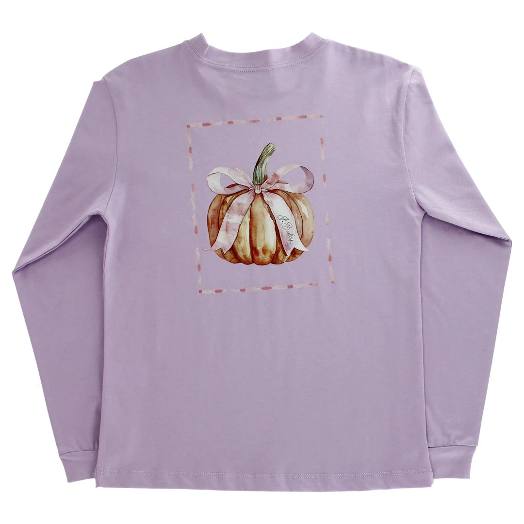 Lavender Pumpkin L/S Tee - J. Bailey