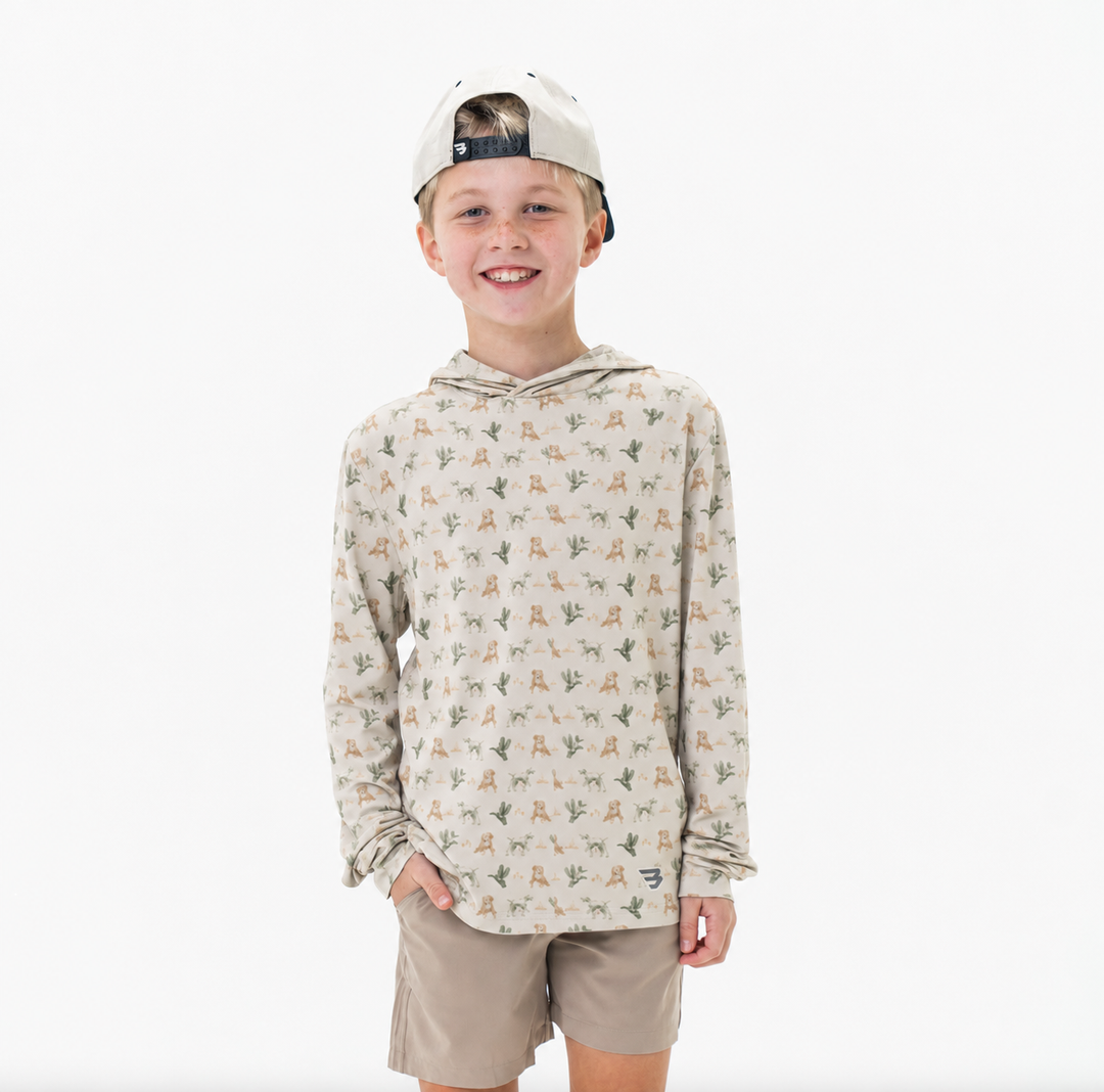 Mallard Duck Dog Youth Performance Hoodie - Burlebo