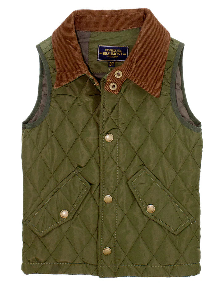 Boys Beaumont Vest - Properly Tied