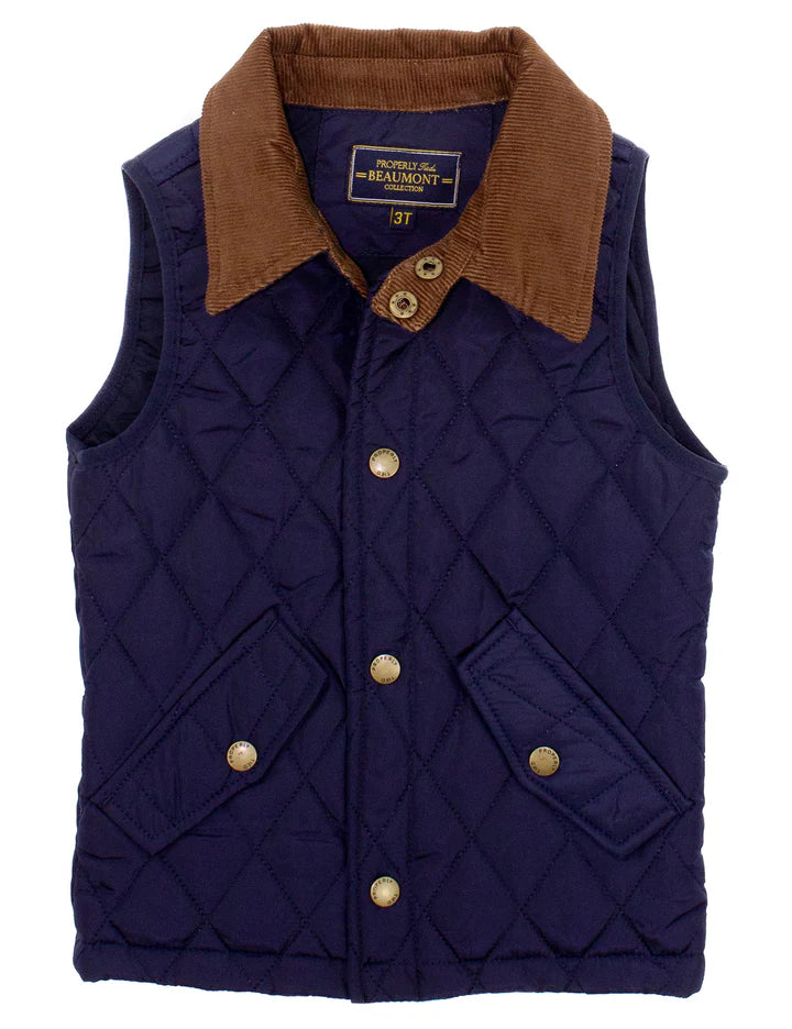 Boys Beaumont Vest - Properly Tied