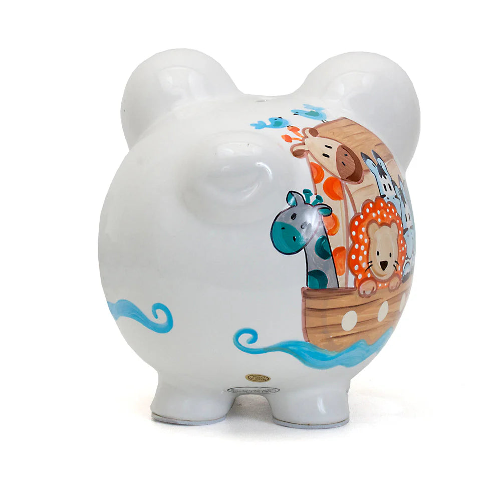 Noah's Ark Large Piggy Bank - Child To Cherish