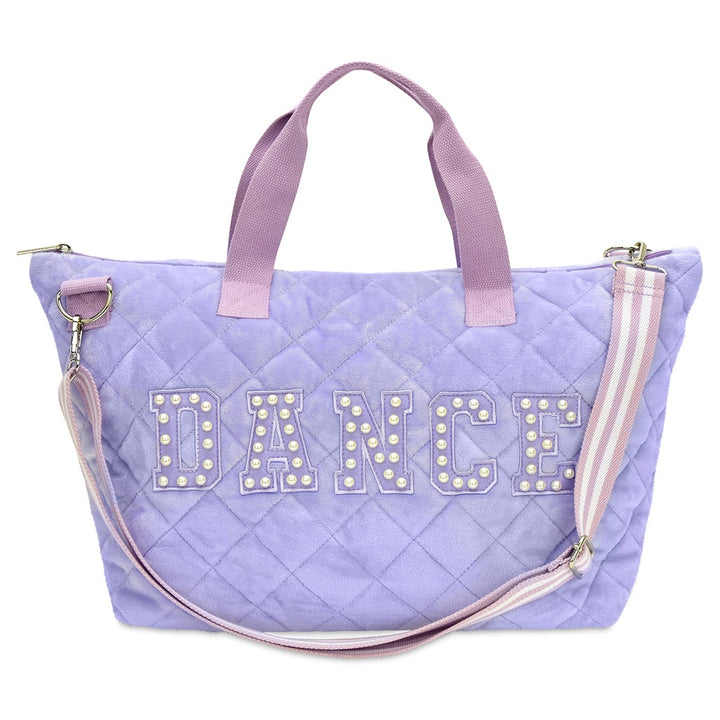 Purple & Pearls Overnight Dance Bag