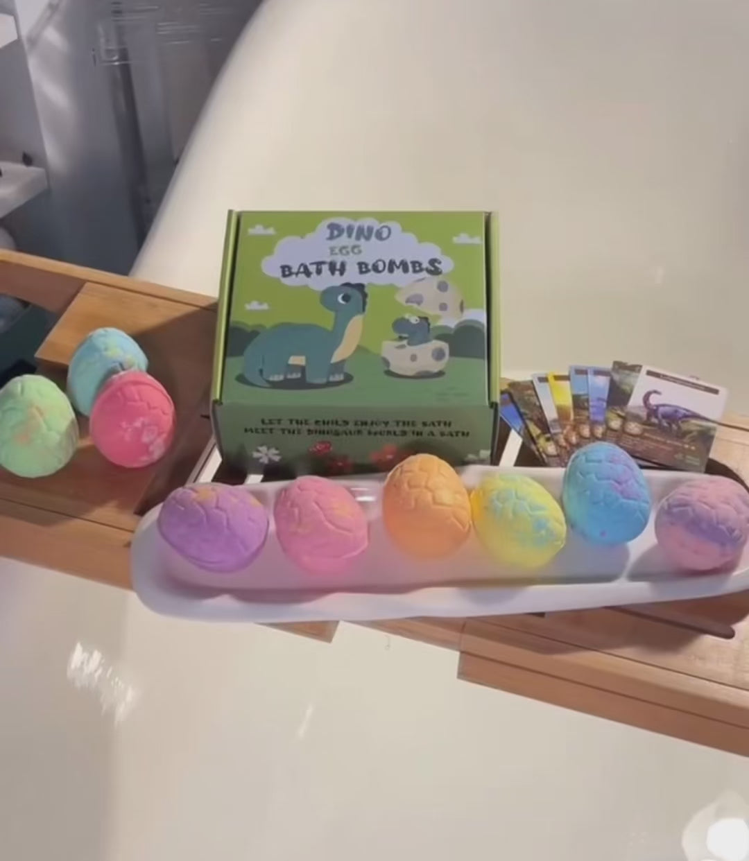 Boys Dinosaur Egg Surprise Bath Bomb