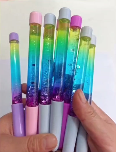 Rainbow Glitter Pens
