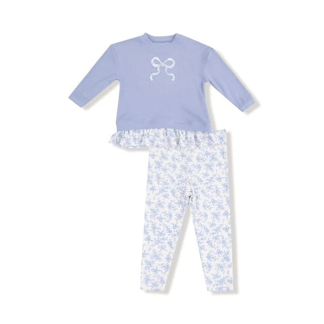 Romi Floral Bow Legging Set - Angel Dear