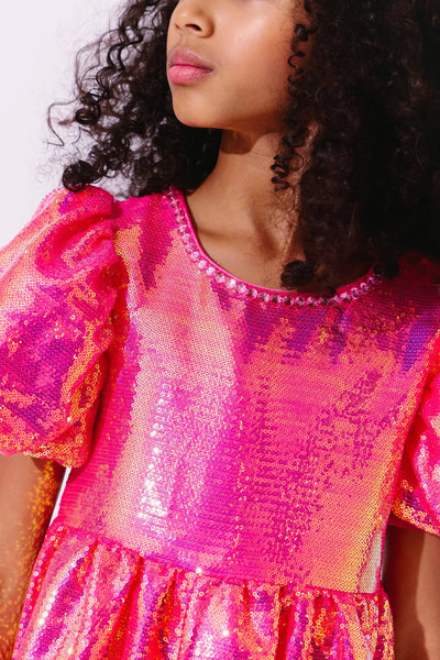 Scarlet Sequin Party Dress - Lola & The Boys