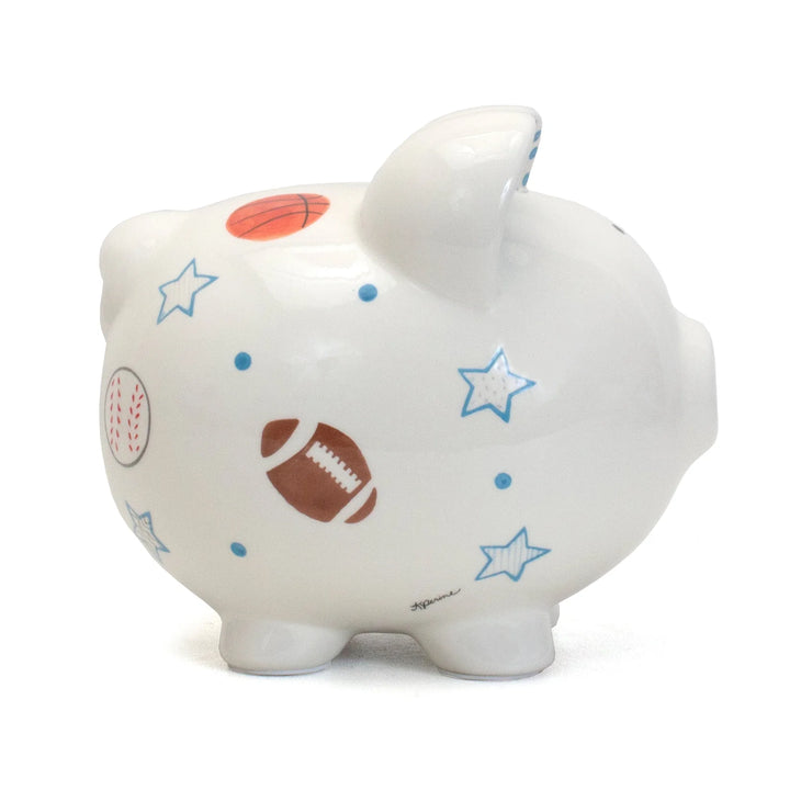 All Sports Star Piggy Bank - Child To Cherish