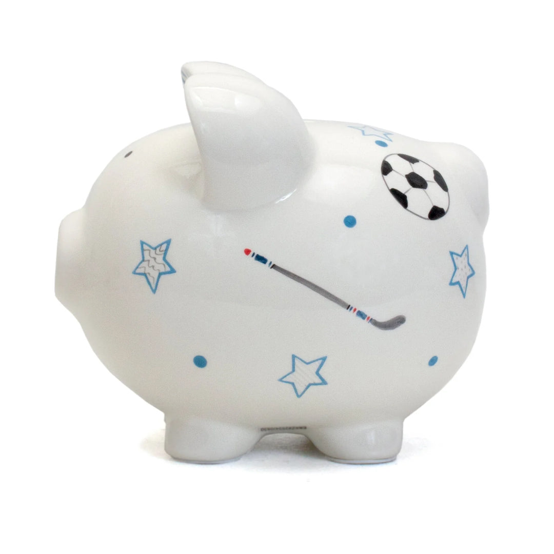 All Sports Star Piggy Bank - Child To Cherish