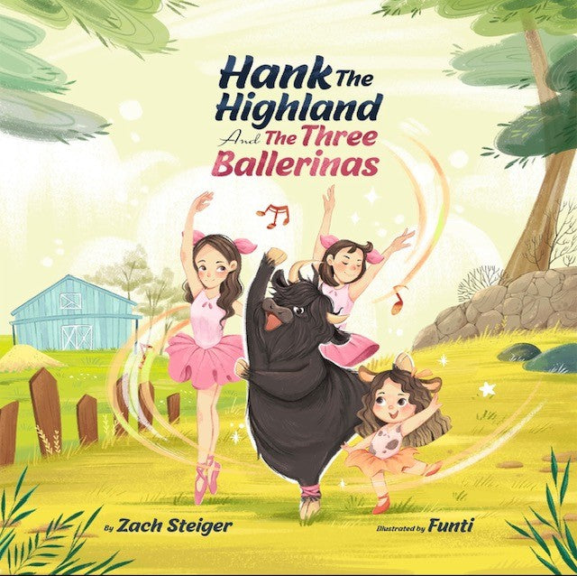Hank The Highland & The 3 Ballerinas Book & Stuffie Set