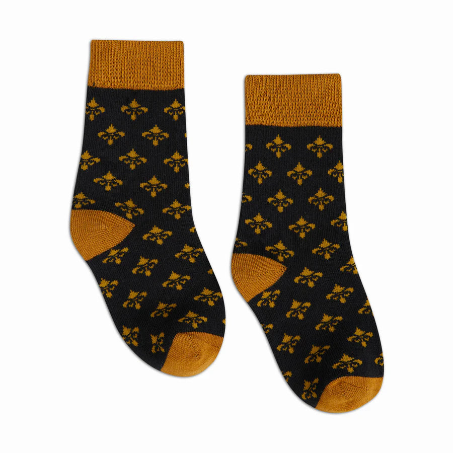 Saints Fleur De Lis Socks - BONFOLK