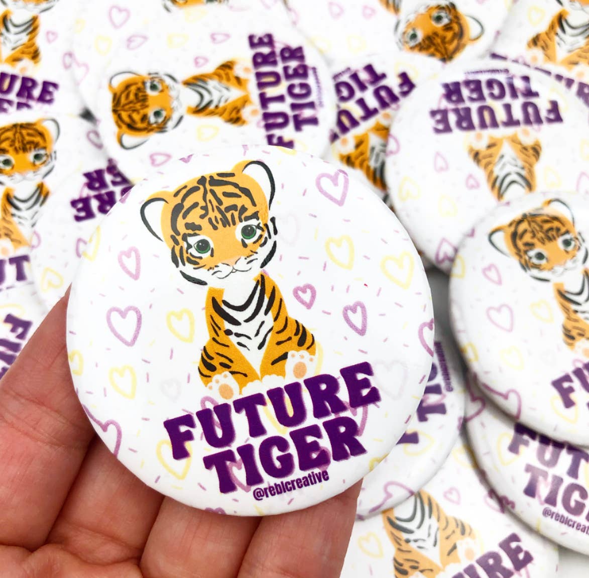 GAME DAY BUTTON - Future Tiger