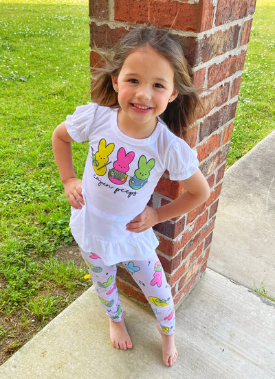 Easter Cajun Peeps Leggings - 12M