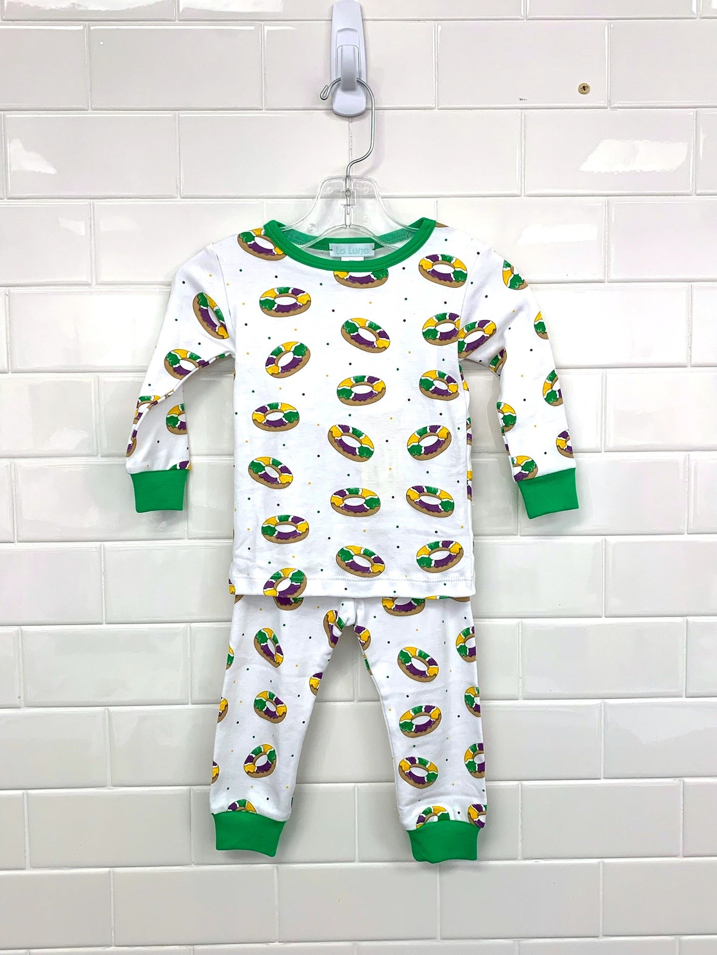 Mardi Gras King Cake Pajama Set La Luna