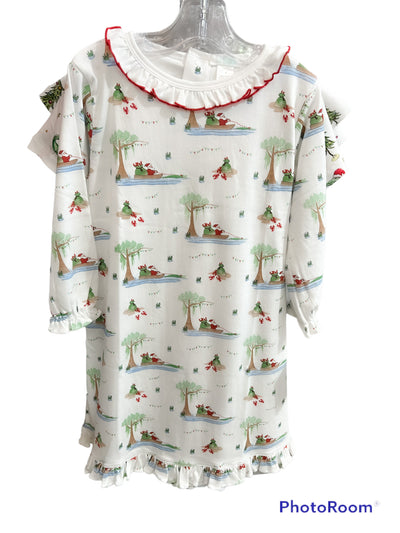 Lulu Bebe Santa On The Bayou Nightgown - La Luna