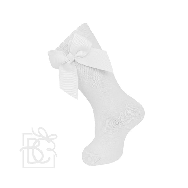 Knee High Socks w/ Side Bow - CARLOMAGNO