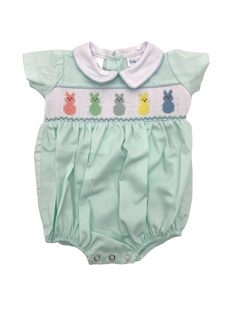 Smocked Easter Peeps Boys Bubble - 3M